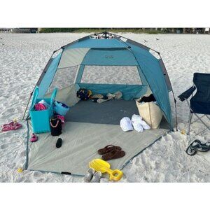 Pop Up Beach Tent for 4 Person - Easy Setup and Portable Beach Shade
